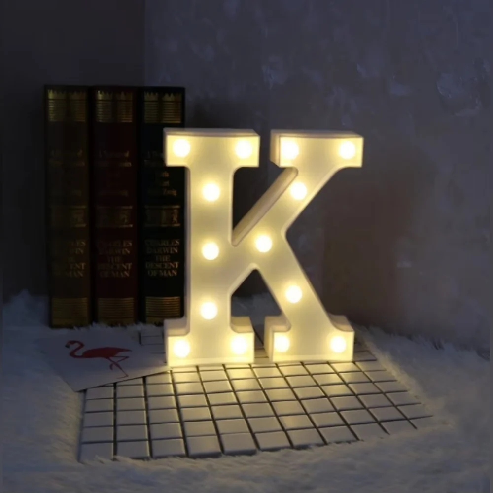 Illuminated Letter 'K' LED Marquee Light